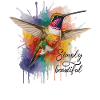 Simply beautiful: Hummingbird design