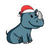 Rhinoceros Christmas