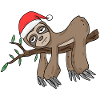 Sloth Christmas