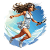 Tennis player - illustration