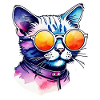 Katze oder Kätzchen - Niedlich - Sonnenbrille