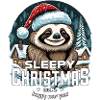 Christmas Sloth - Sleepy Christmas