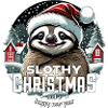 Christmas Sloth - Slothy Christmas