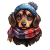 Dachshund Dachshund in winter