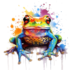Bunter Frosch, Frosch