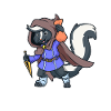 RPG Character - Thief - Rogue - Skunk