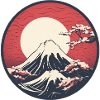 Japan logo artistic