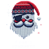 Weihnachtsmann mit Augenklappe Strickmuster