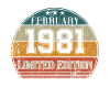 Anniversaire - Edition Limitée Février 1981
