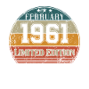 Anniversaire - Edition Limitée Février 1961