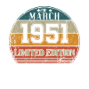 Anniversaire - Edition Limitée Mars 1951