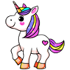 Einhorn Fabeltier Mädchen Einhörner