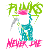 Punks never die | anti establishment skull