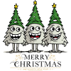 Drôle Crazy Noël Noël