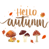 Hello Autumn Mushrooms