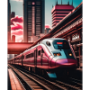 Sunset Tokyo Japan Train