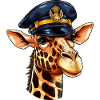 Giraffe Policeman
