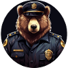 Bear Policewoman