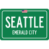 Seattle Place Name Sign