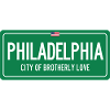 Philadelphia Place Name Sign