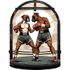 Dogs in the boxing ring