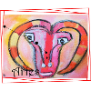 Aries Rainbow Celestial Art