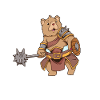 RPG Character - Cleric - Healer - Bear
