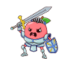 RPG Character - Paladin - Peach