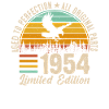 1954 - 70th Birthday Retro Design