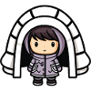 Winter Eskimo Igloo Comic