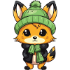 Fuchs Winter Comic