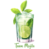 Team Mojito Cocktail Long Drink