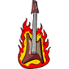 Cool Burning Guitar