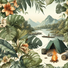 Camp in the wilderness