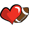 Football Rugby Love
