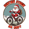 Reindeer Strike Santa Bike