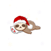 Weihnachts OUTFIT Faultier