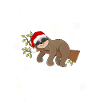 Frohe Weihnachten Faultier