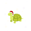 Frohe Weihnachten Schildkröte