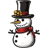 Snowman Winter Christmas