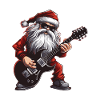 Santa Claus Guitar Santa