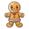 Christmas Gingerbread Baking Biscuit