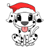 Caniche Chien Animal Noël