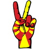 Macedonia Flag Peace Victory Symbol
