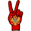 Montenegro Peace Victory Symbol