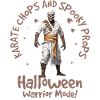 Wertschätzung des Karate-Halloween-Instruktors