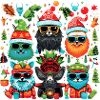 Pull de Noël moche -