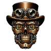 Steampunk Robot: Mechanical Face
