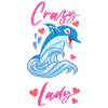 Dolphin Crazy Dolphin Lady