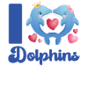 Dolphin Heart I Love Dolphins